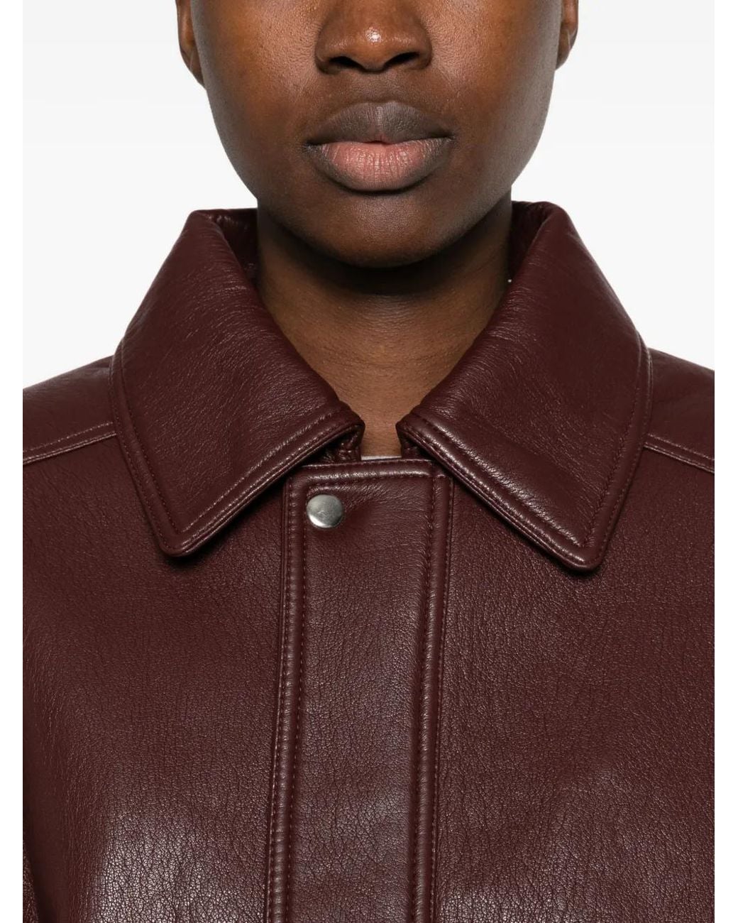 Giacca Con Zip di Agolde in Brown