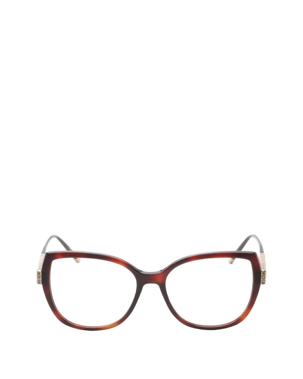Chopard Metallic Lunettes De Vue À Monture Papillon