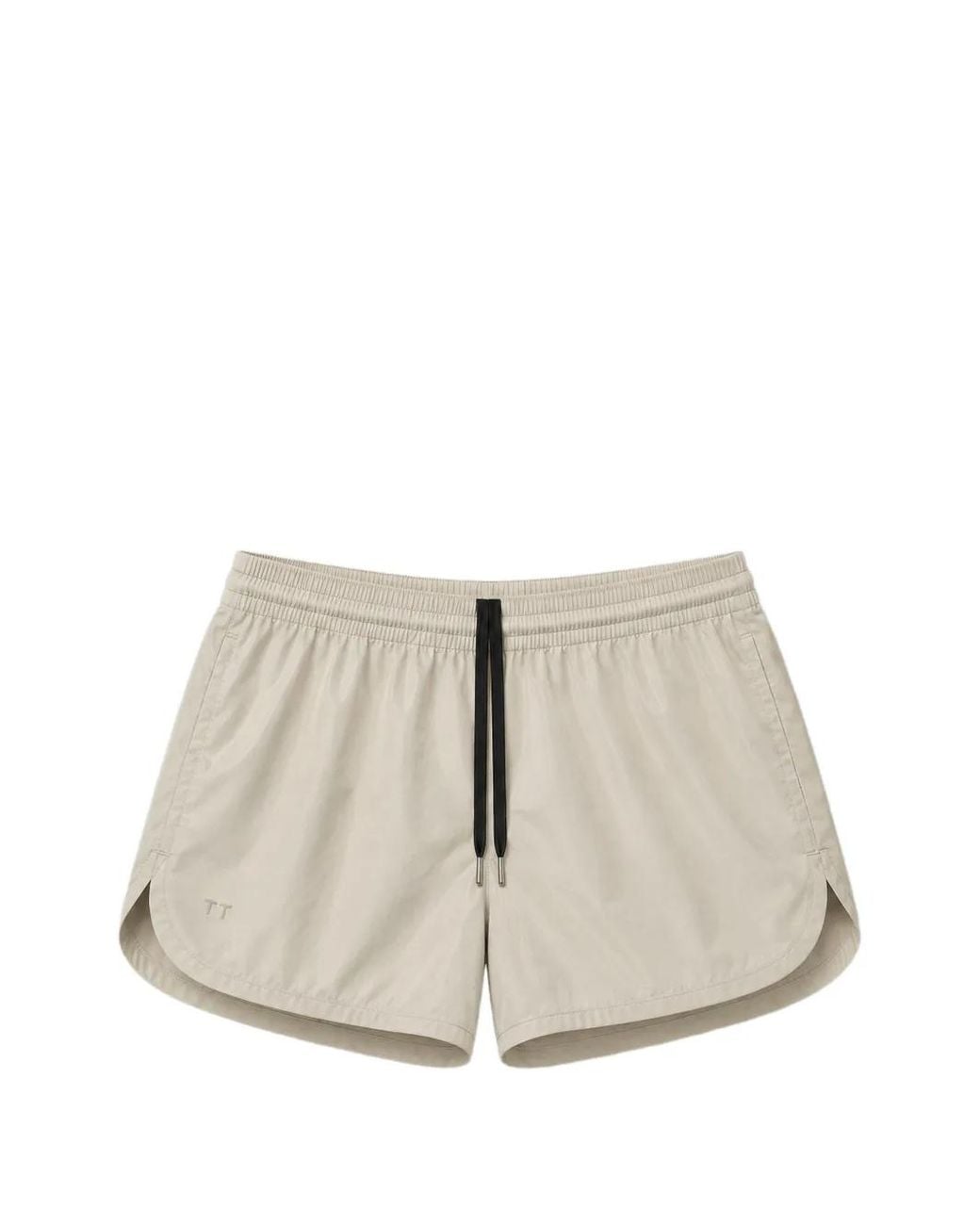 True Tribe White Drawstring-Waist Swim Shorts for men