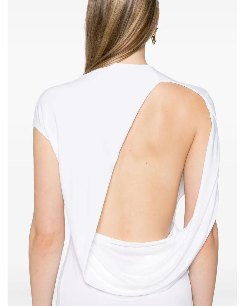 Jacquemus White La Robe Salerno Midi Dress