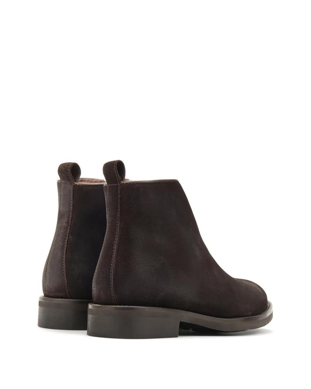 Lottusse Black Zip-Up Leather Boots for men