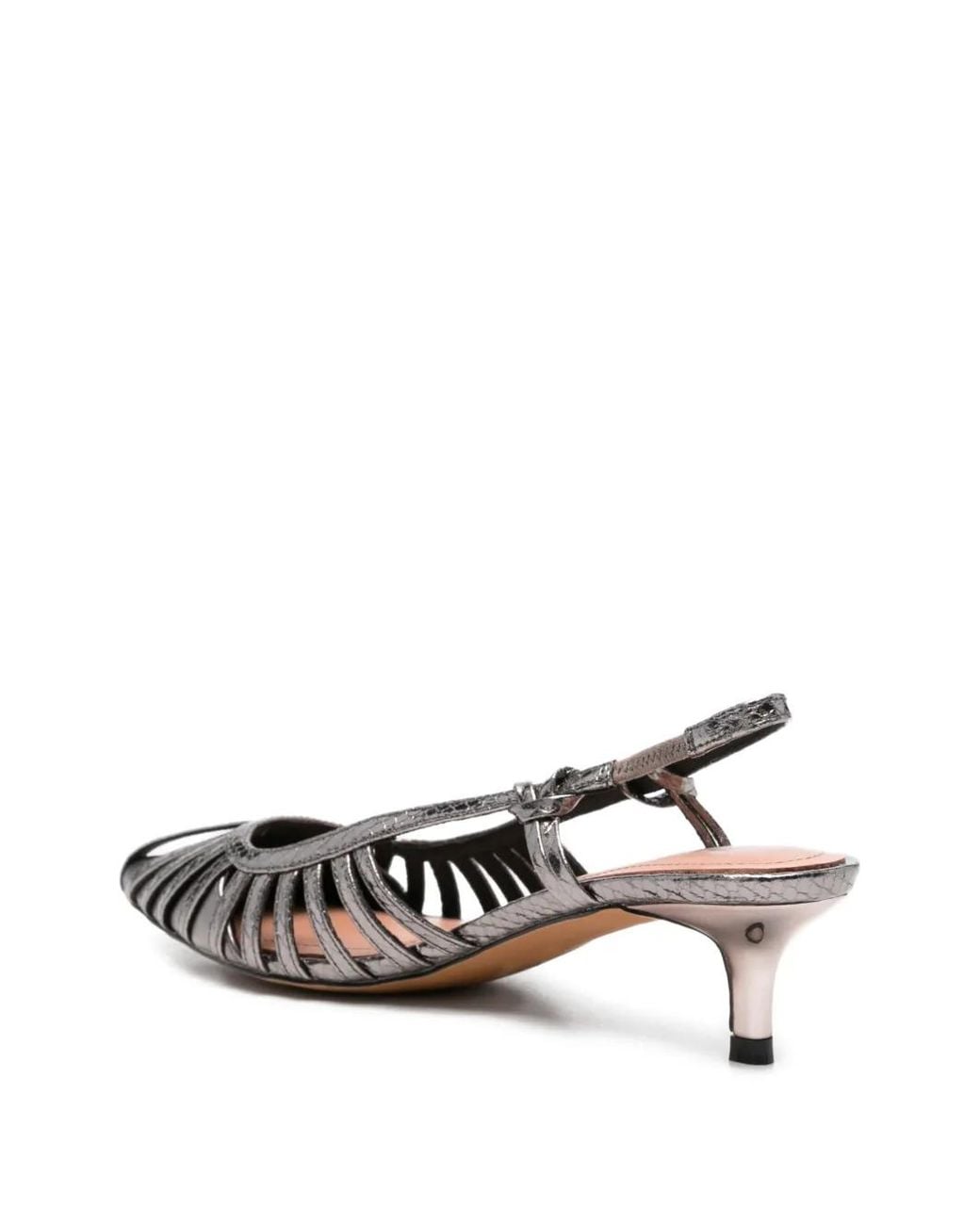 Bibi Lou White Slingback Pumps