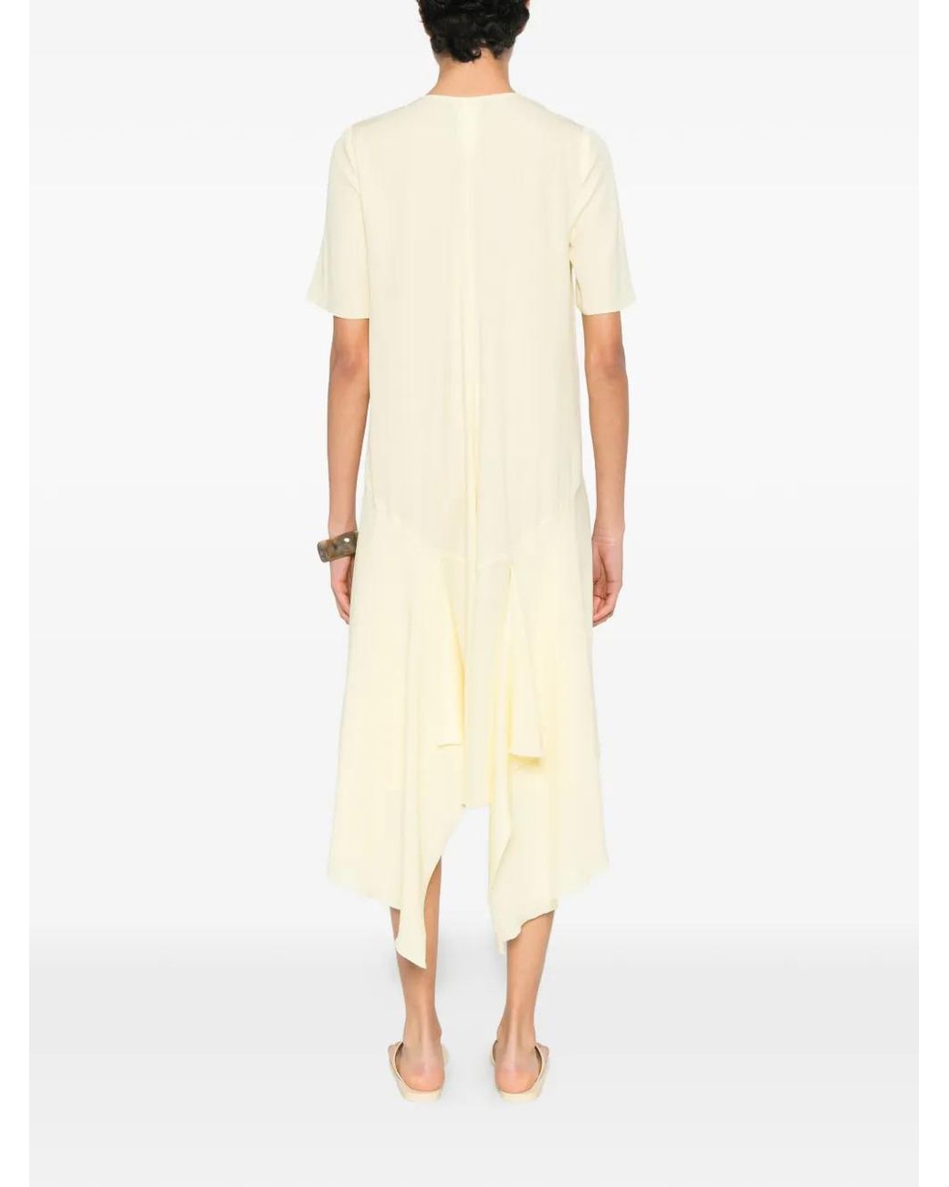 Fabiana Filippi White Viscose Acetate Dress
