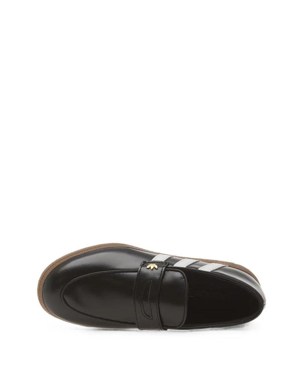 Adidas Black Handball Spezial Leather Loafers