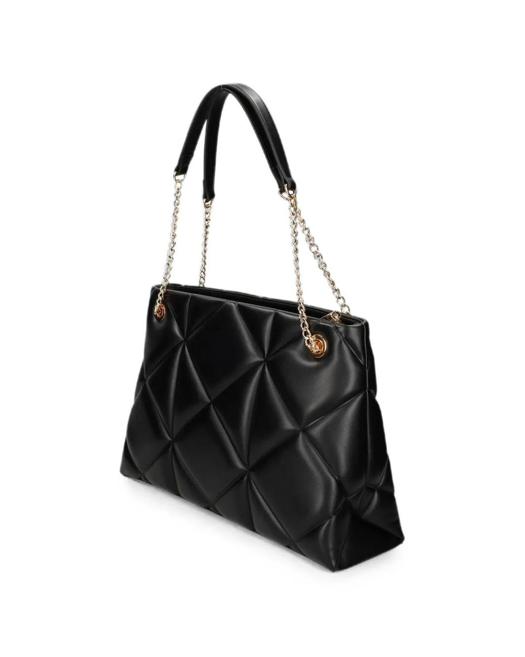 Love Moschino Black Logo-Plaque Shoulder Bag