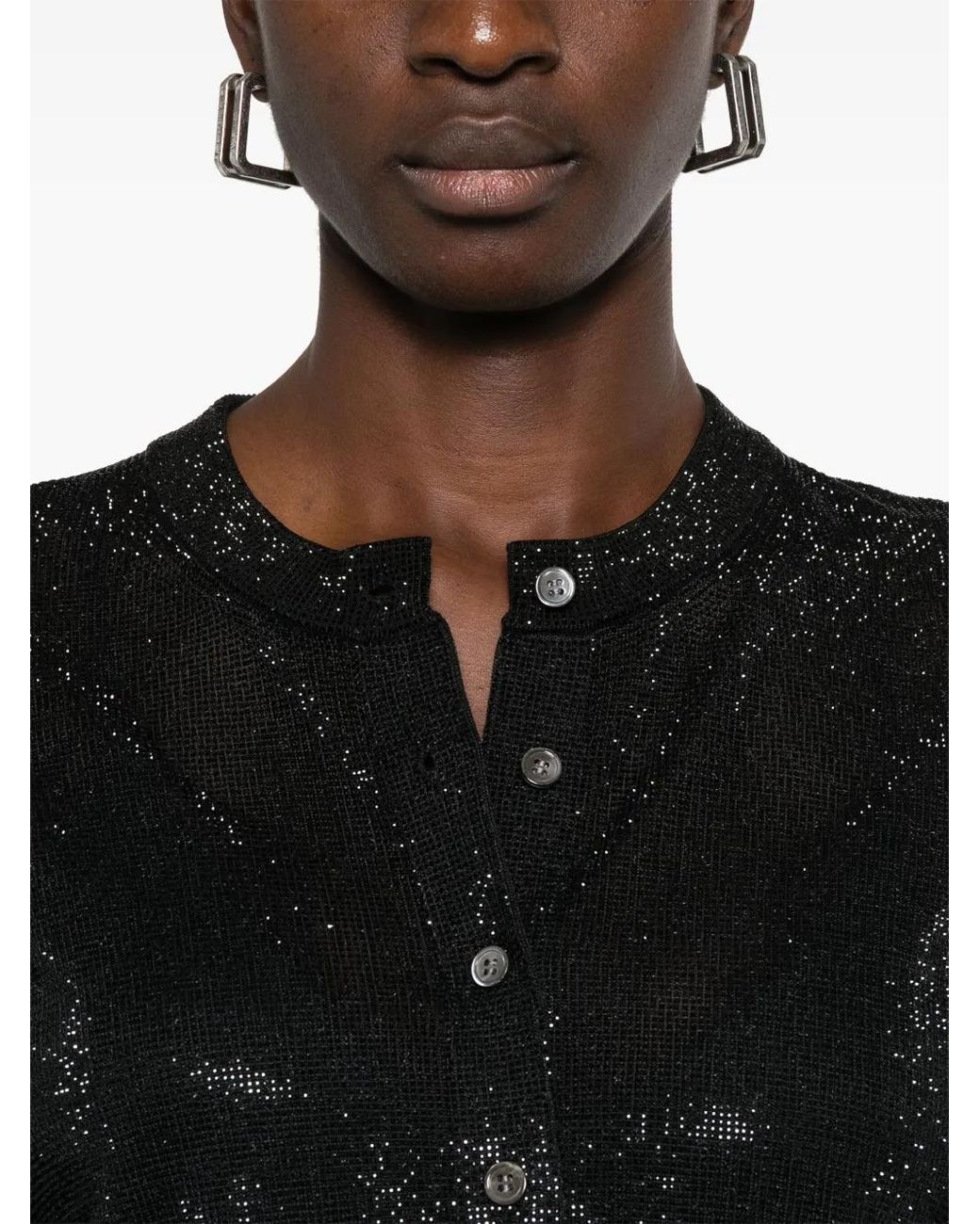 Alexander Wang Cropped Vest in het Black