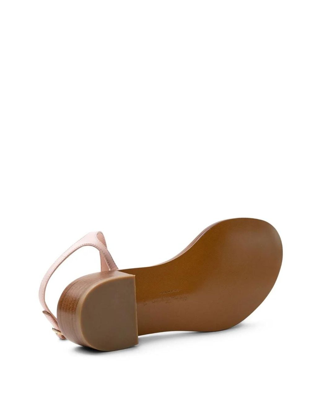 Ferragamo Brown Chain-Detail Sandals