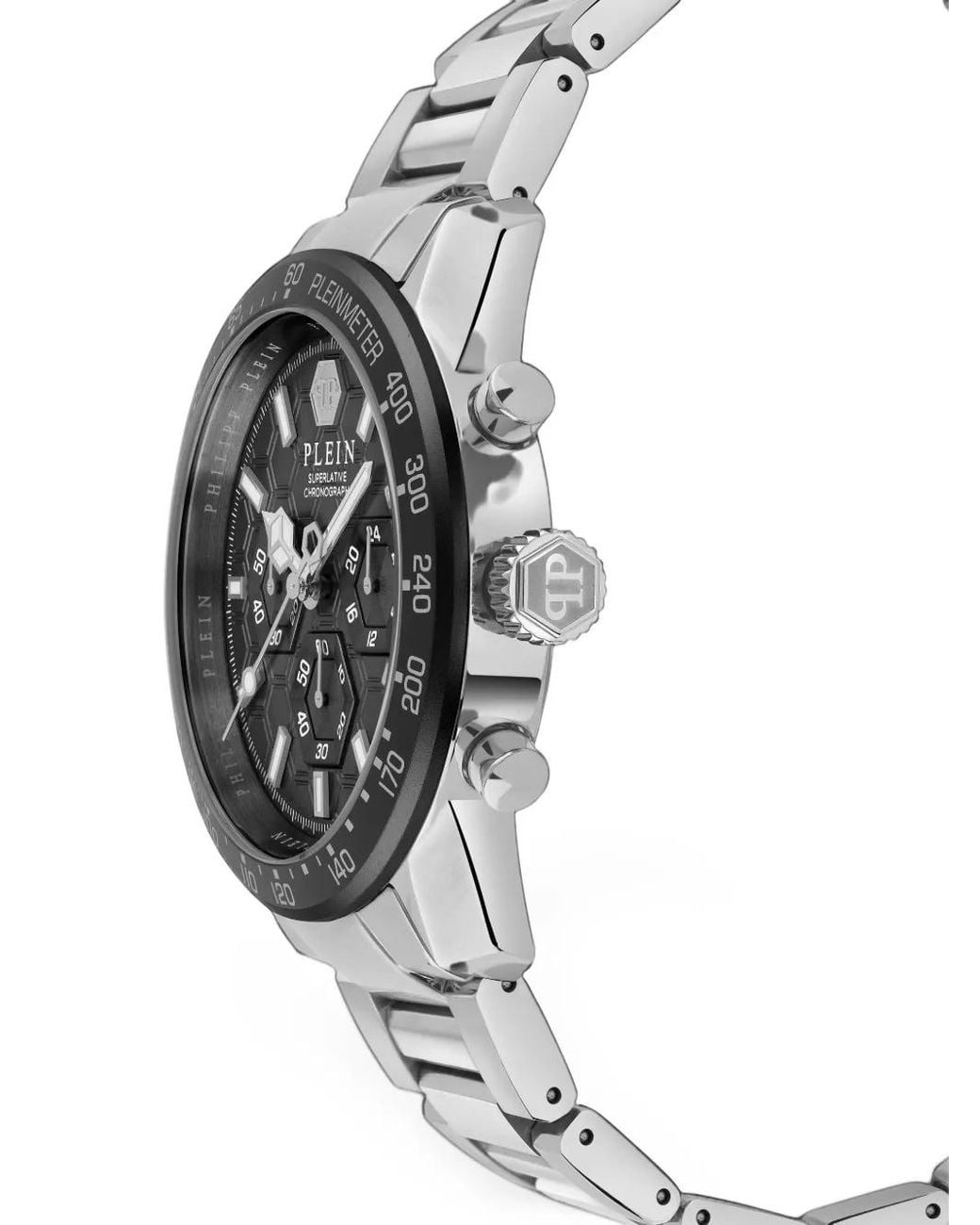 Philipp Plein White Pleinmeter 44Mm Watch for men