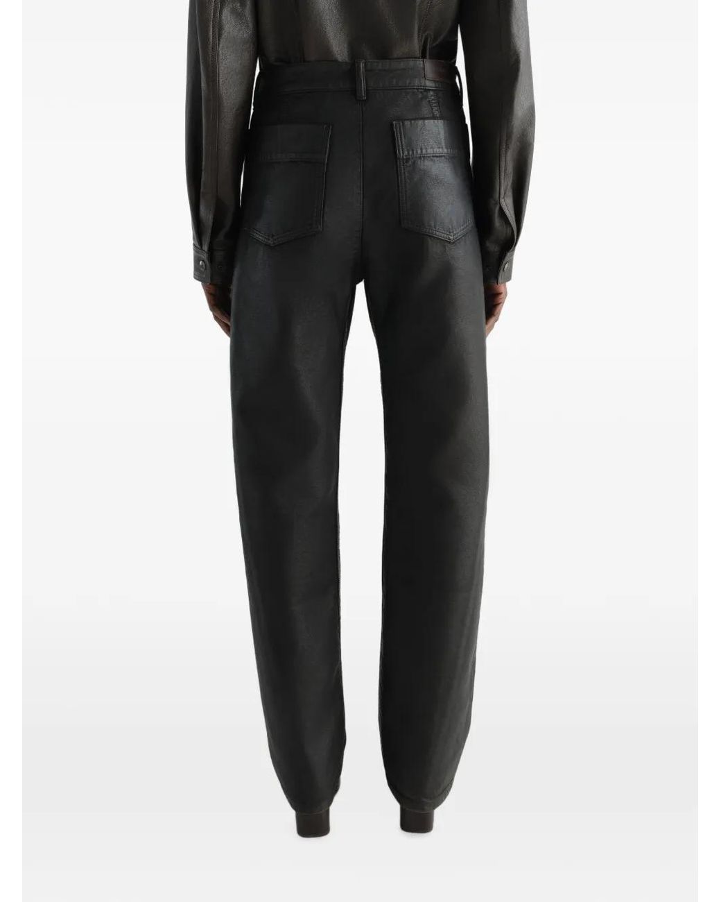 Lemaire Gray Flared Five-Pocket Pants
