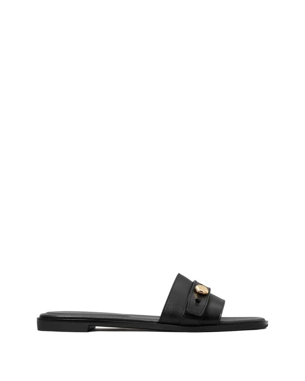 Tory Burch White Romy Slide