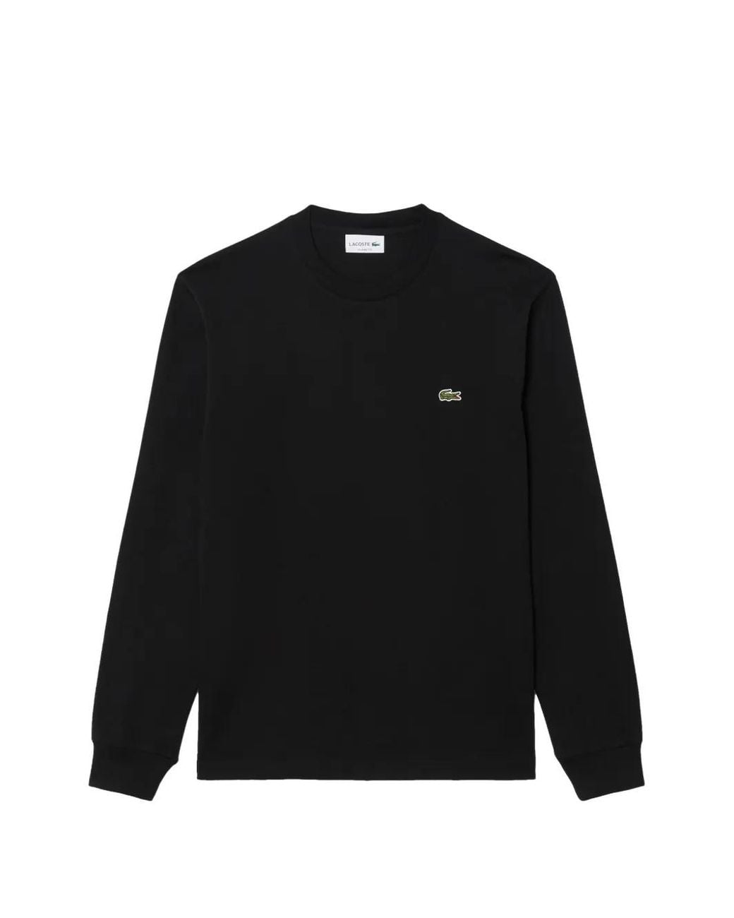 Lacoste Black Long-Sleeve T-Shirt for men