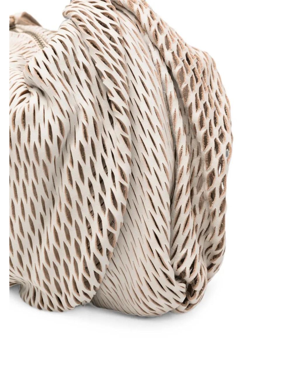 SOMMET Natural Aura Rete Leather Shoulder Bag
