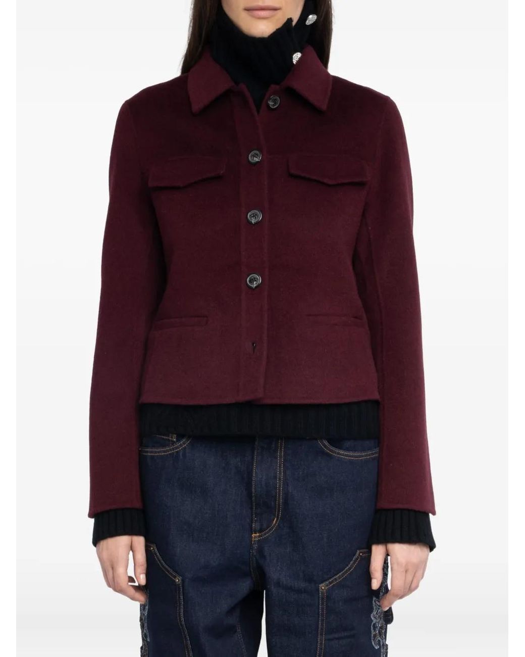 Zadig & Voltaire Red Liam Wool Jacket