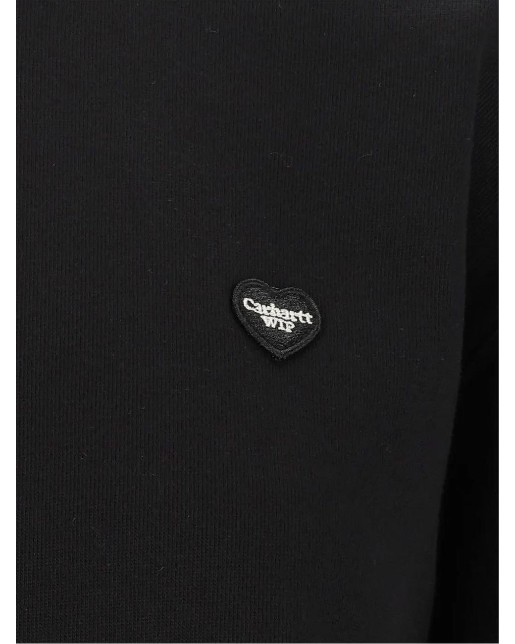 Carhartt Black Sweat À Patch Cœur
