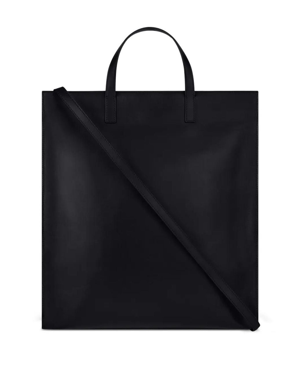 Courreges Black Ac Tote Bag for men
