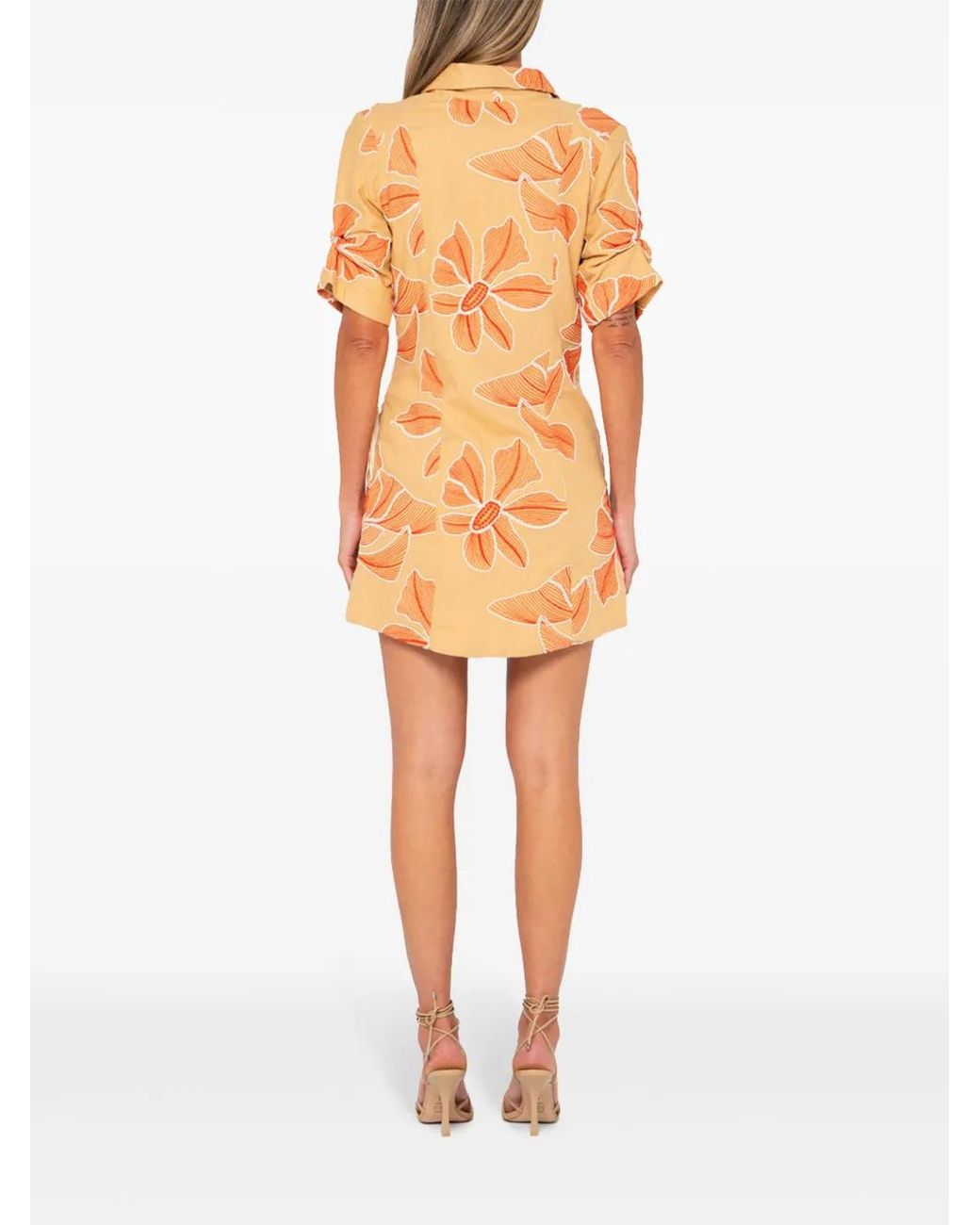 JBQ Orange Robe Courte Ginger