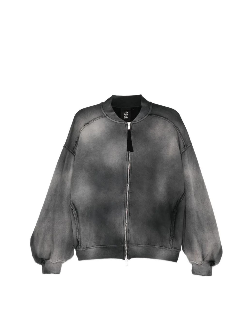 Thom Krom Black Washed Bomber Jacket