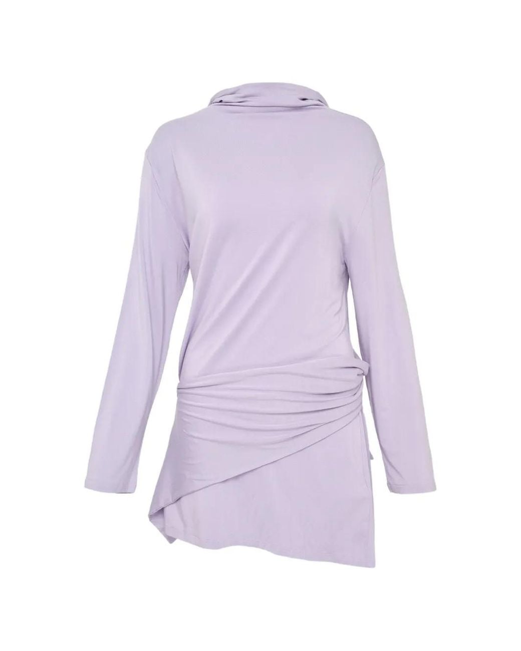 Hache Purple Multiway Back Hole Dress