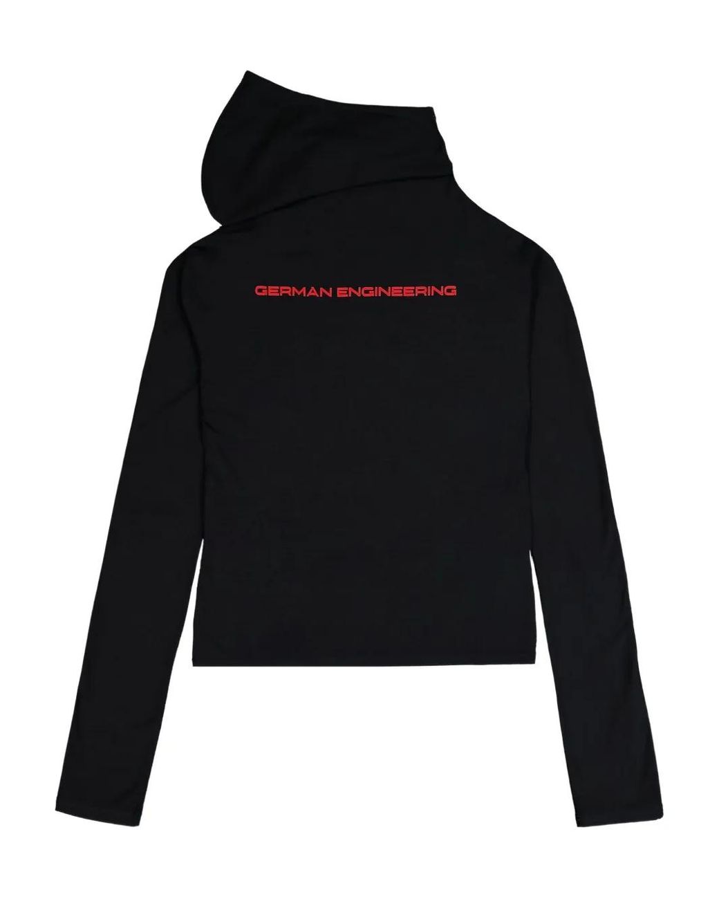 PROTOTYPES Black Logo-Print Hoodie