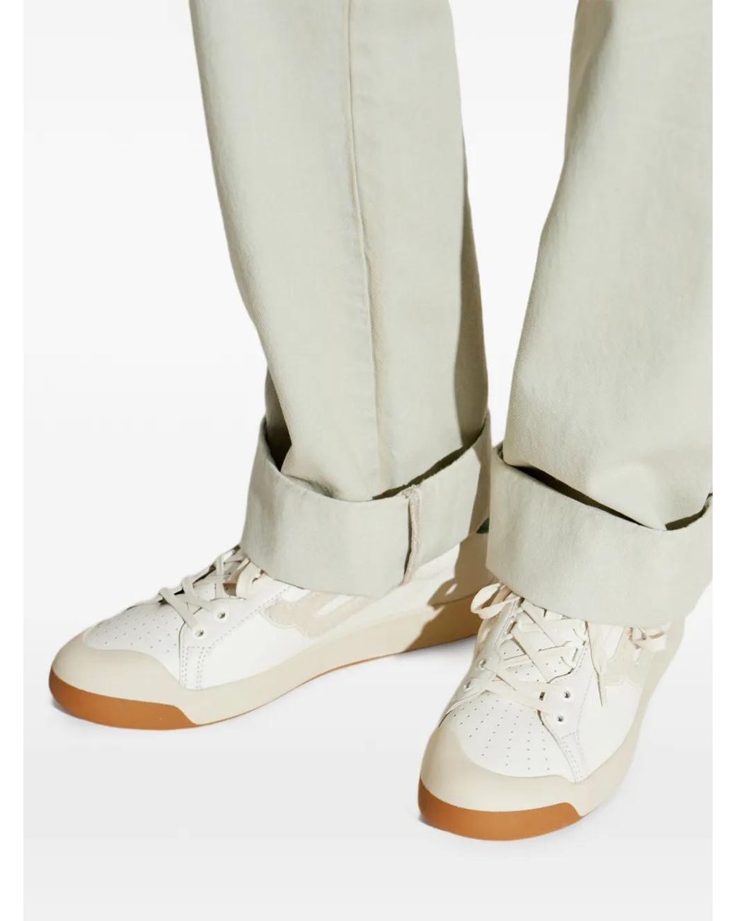 Bally White Competition Appliqué-Detail Sneakers for men