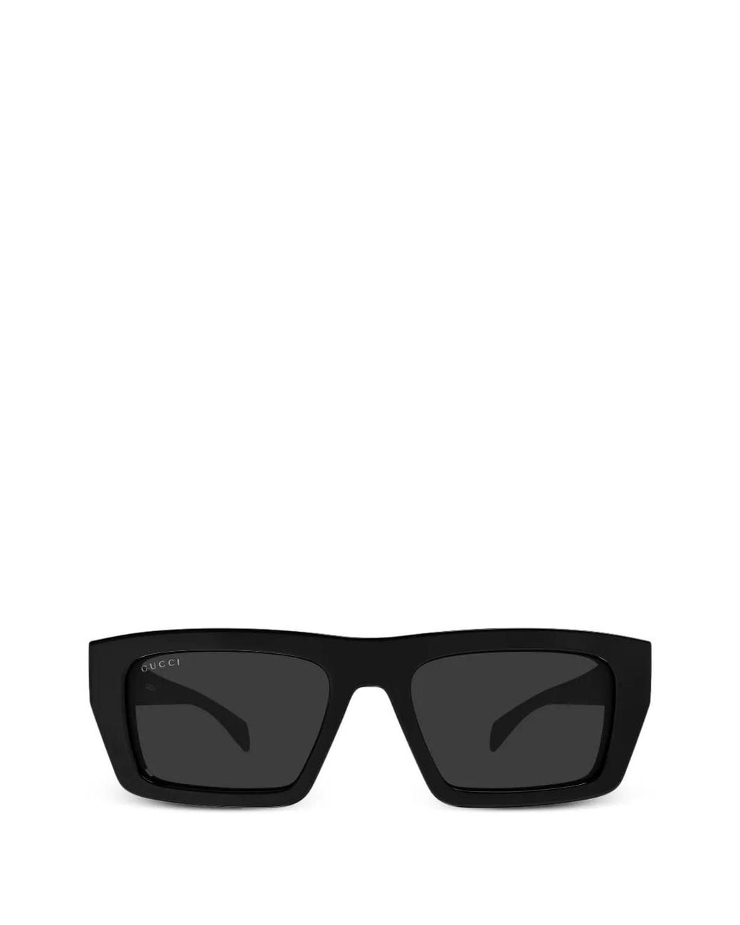 Gucci Sonnenbrille Mit Eckigem Gestell in Black für Herren
