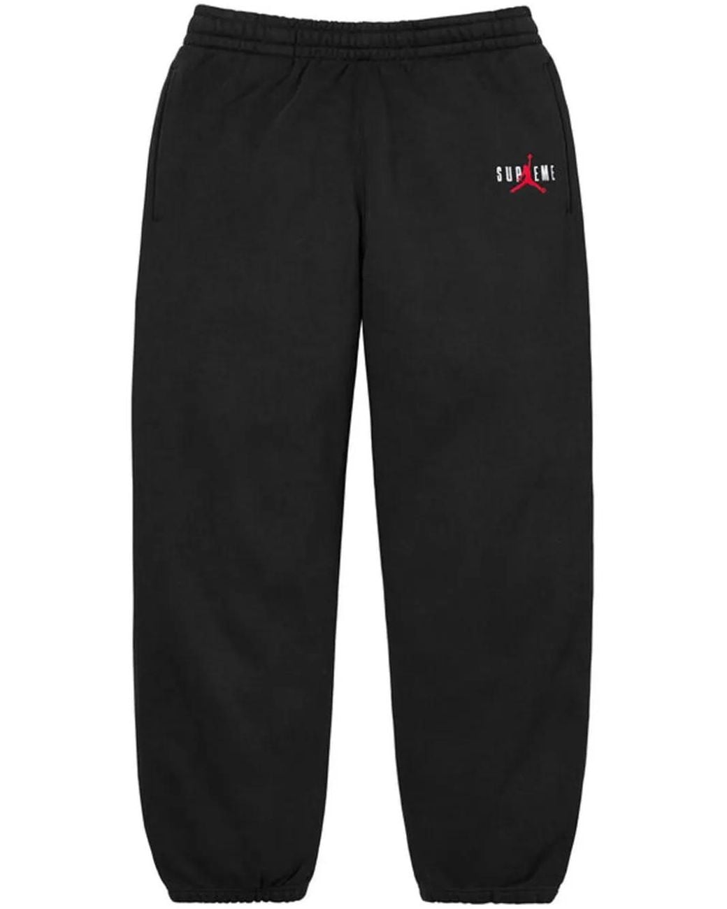 Supreme Black X Jordan Track Pants for men
