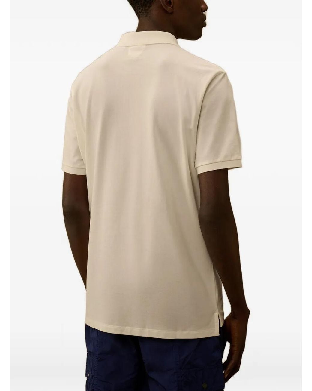 C P Company White Polo for men