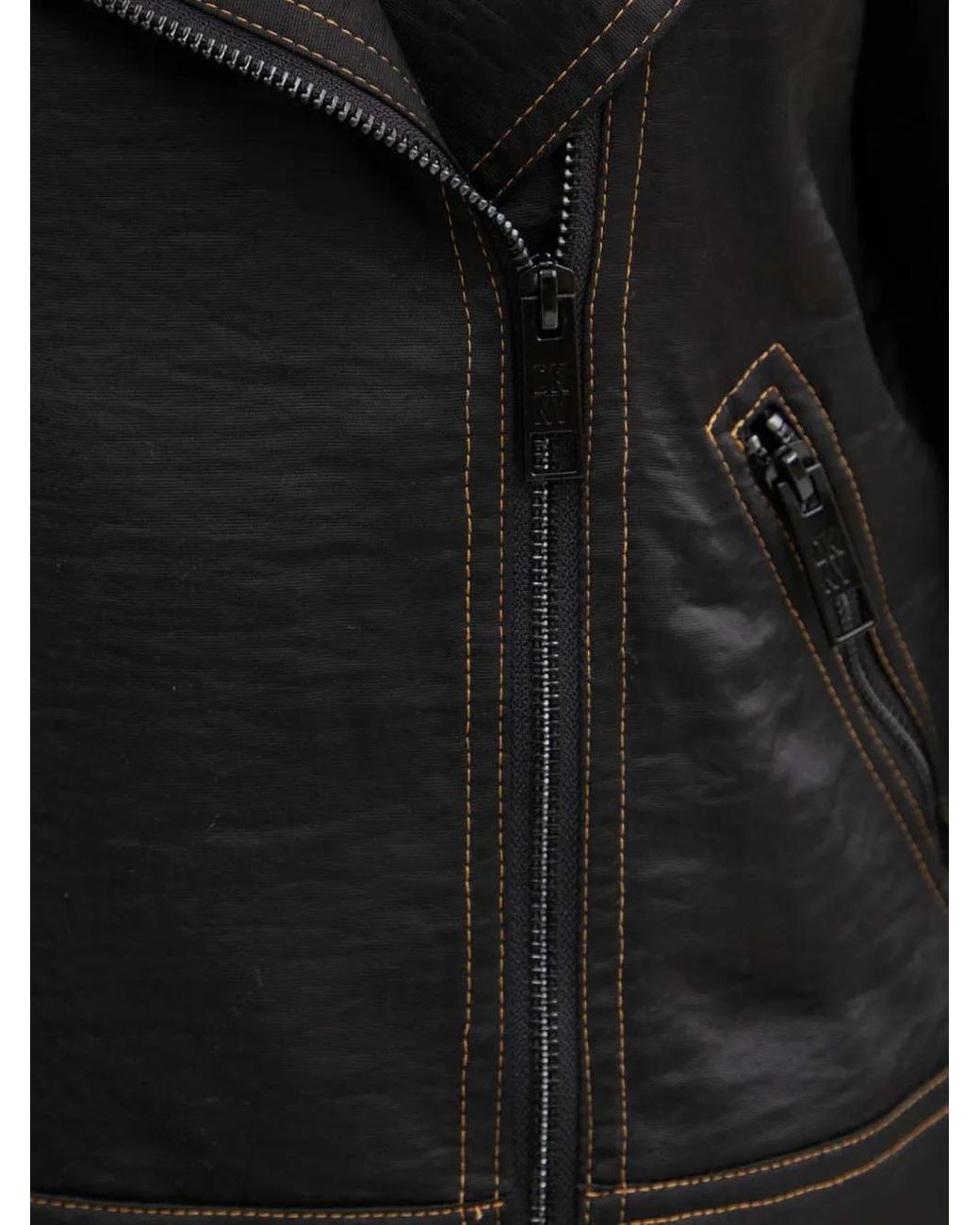 DKNY Black Zip-Fastening Jacket