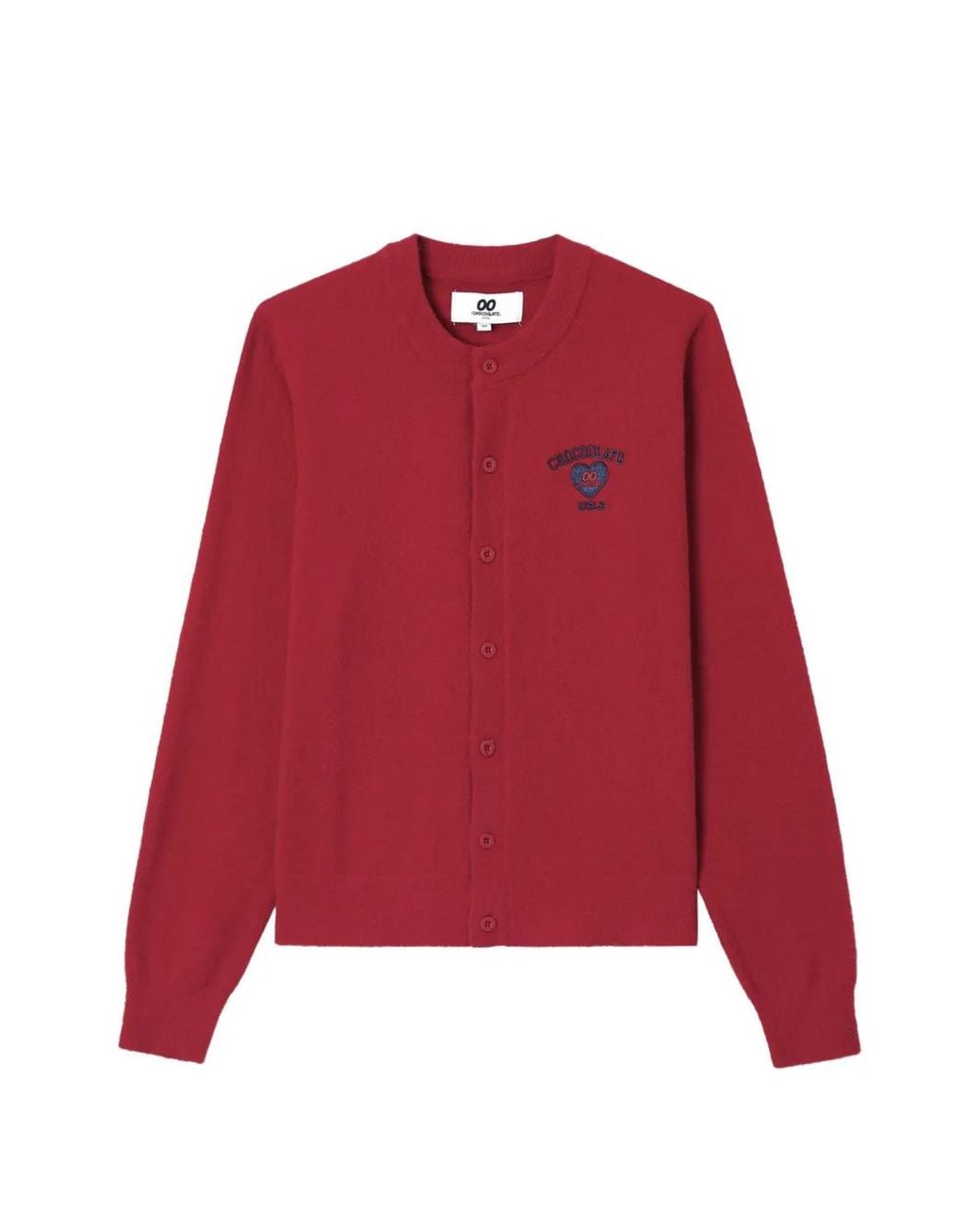 Chocoolate Logo-Embroidered Knit Cardigan