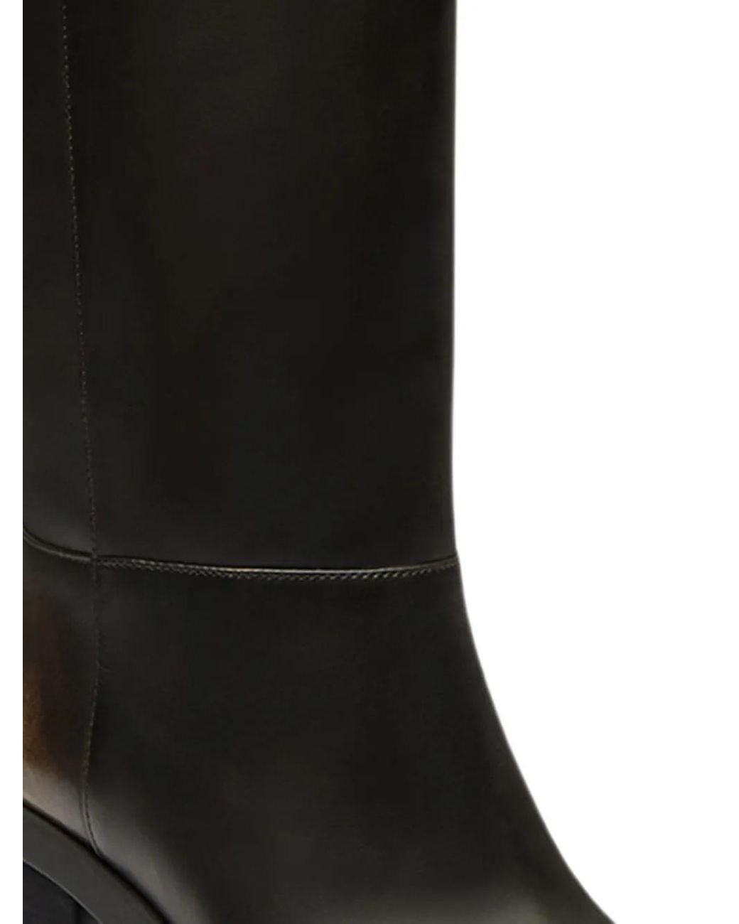 COACH Black 70Mm Square-Toe Block-Heel Boots