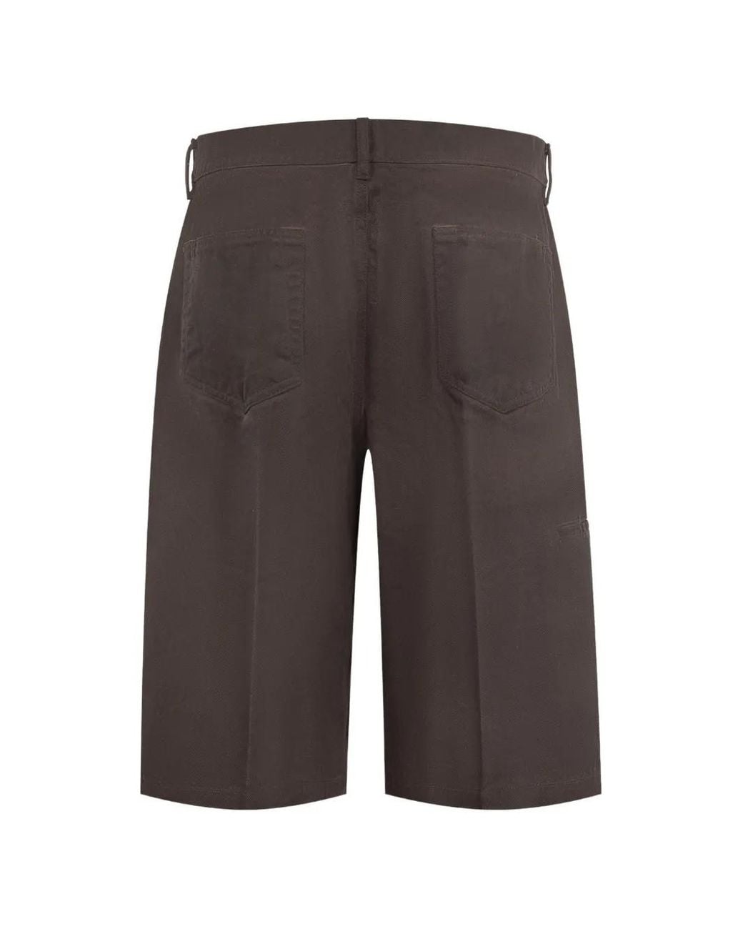 Rick Owens Gray Work Shorts for men
