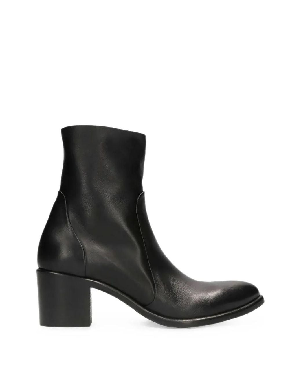 strategia shoes Black Bottines En Cuir