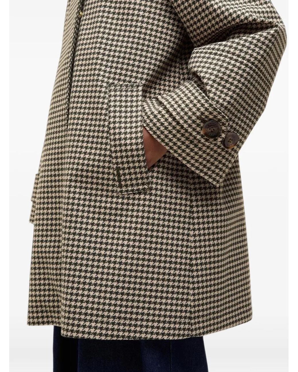Barbour Gray Kennedy Check Showerproof Jacket