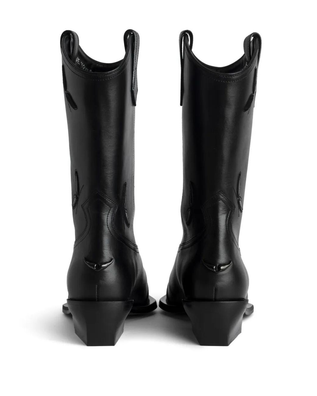 Zadig & Voltaire Cara 45mm ウエスタンブーツ Black