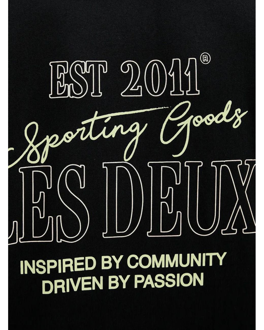 Les Deux Black Allen Short-Sleeve T-Shirt for men