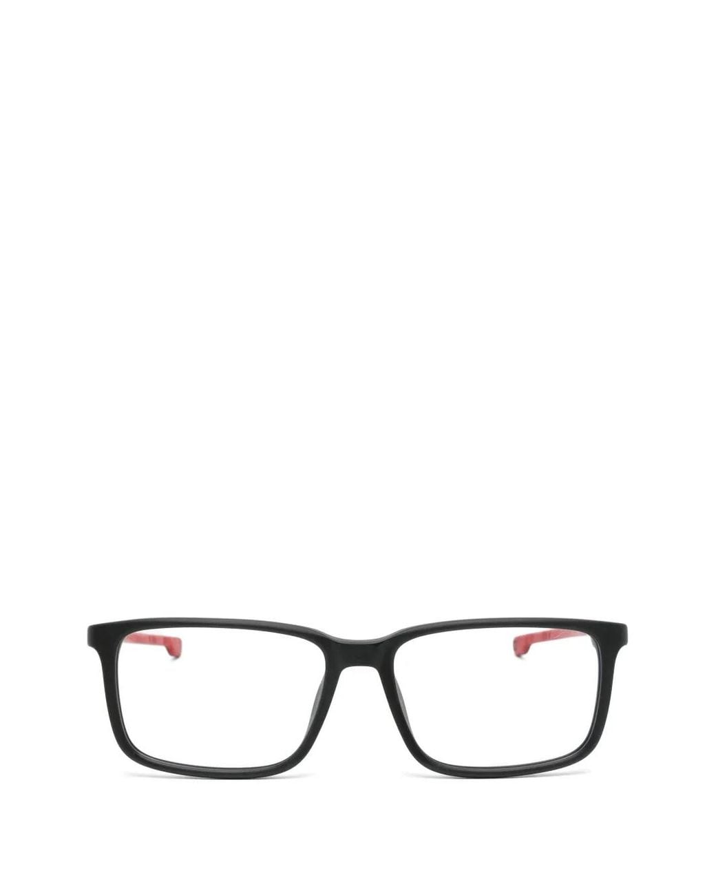 Carrera Black Brille Mit Eckigem Gestell