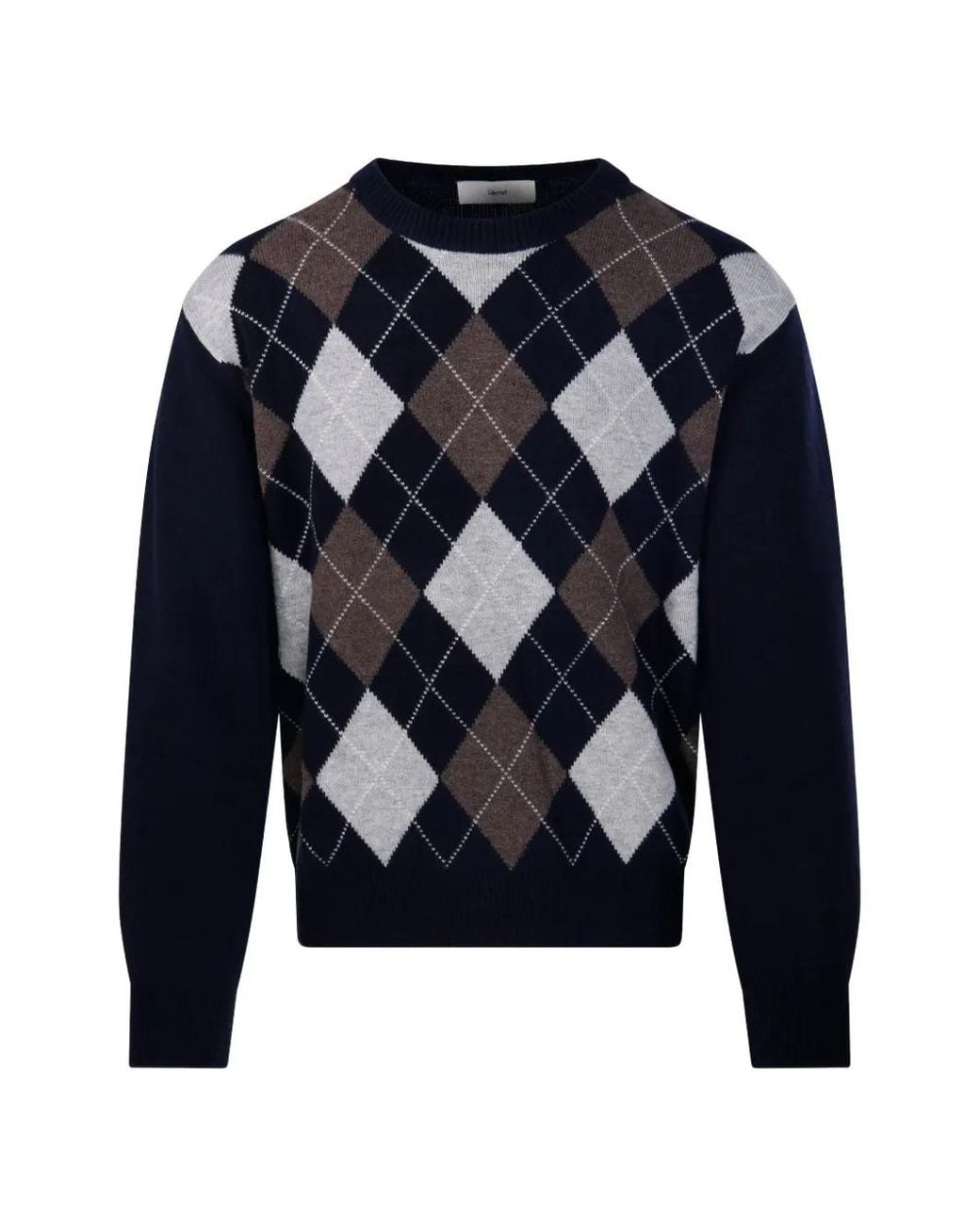DUNST Pullover Mit Argyle-Muster in Blue für Herren
