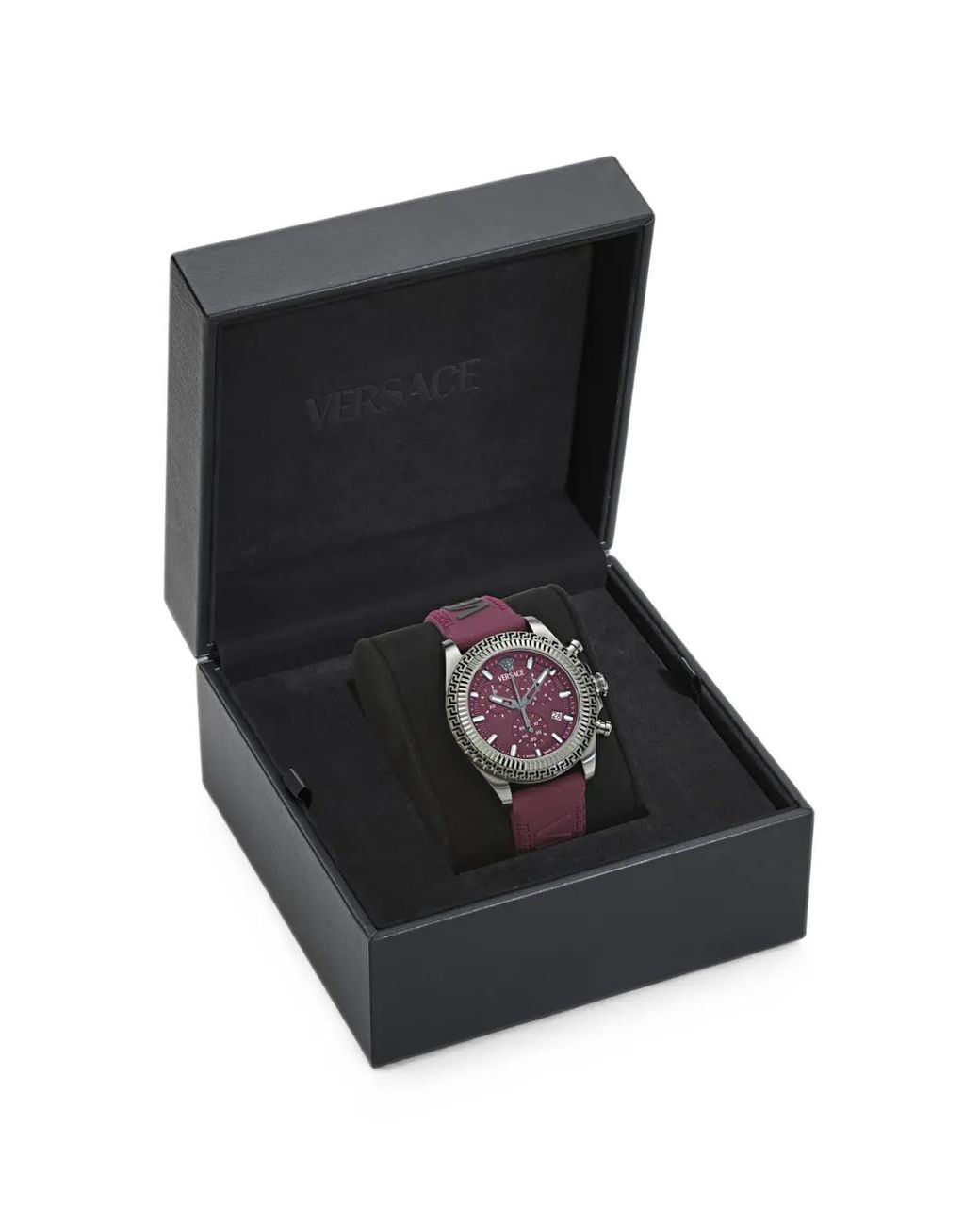 Versace Gray Fornax 43Mm Watch for men