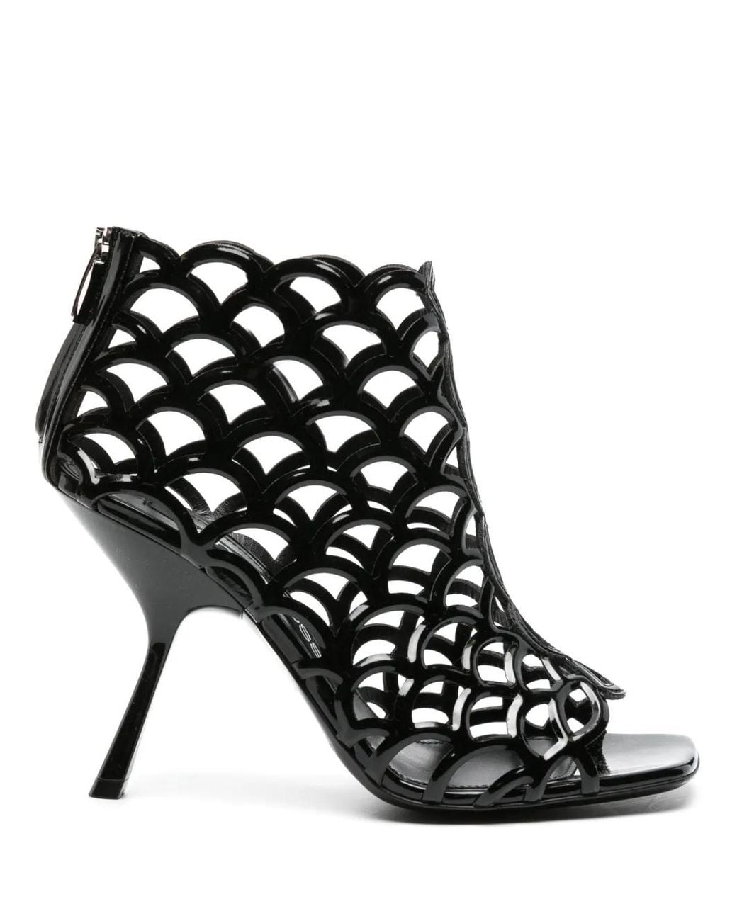 Sergio Rossi Black High Heel Sandals