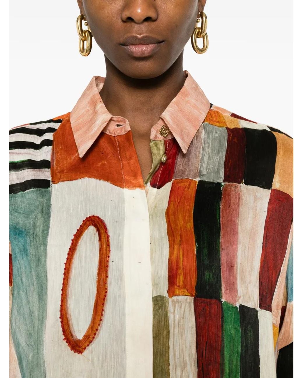 ALÉMAIS White X Laurence Leenaert Marjorelle Shirt