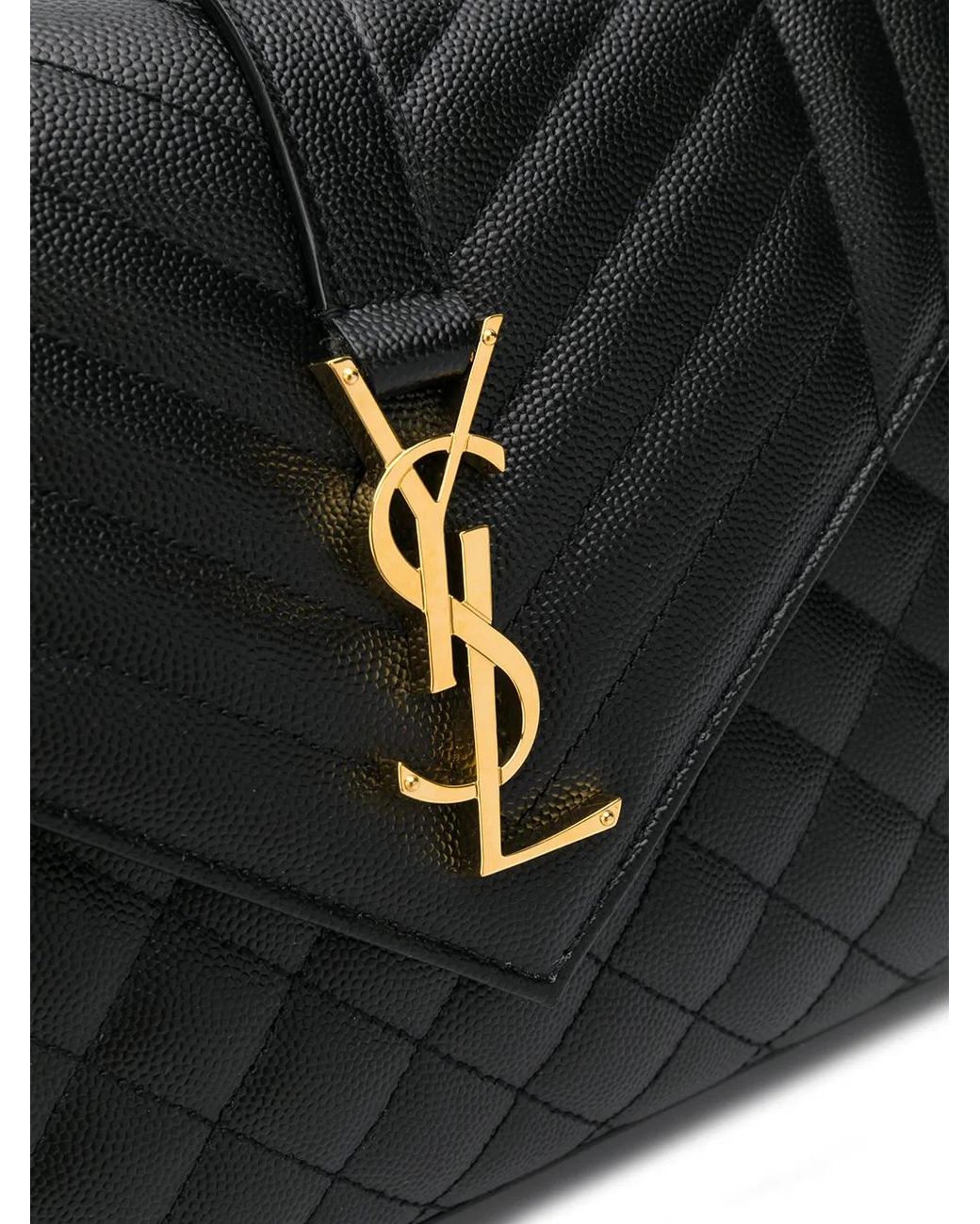 Saint Laurent Black Sunset Medium Leather Shoulder Bag