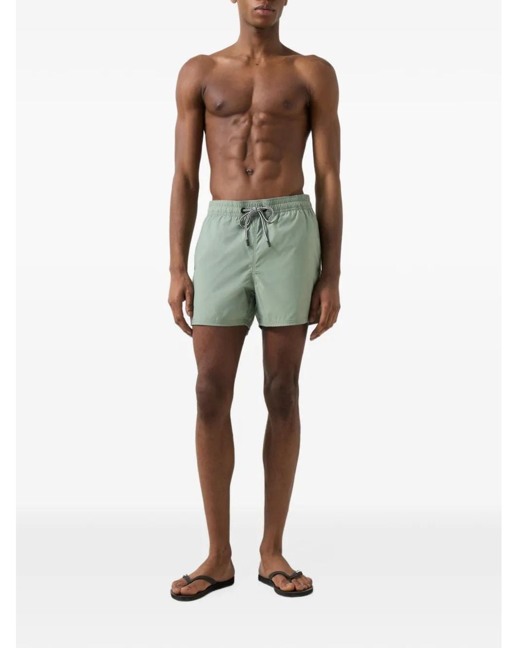 Bogner Fire + Ice Green Nelson Swim Shorts for men