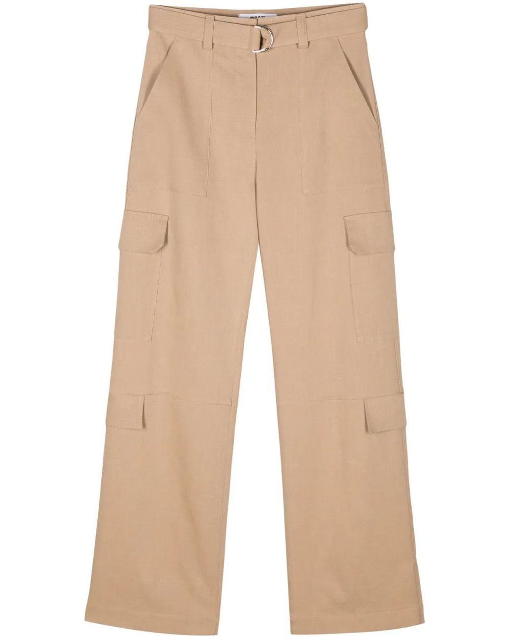 MSGM Cargo Broek in het Natural