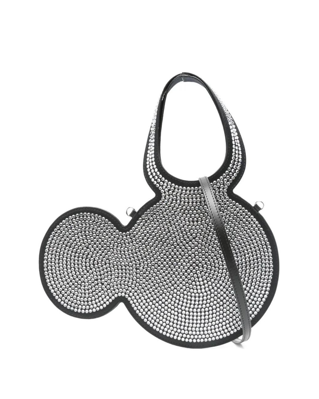 Coperni Gray Mini Mickey Embellished Tote Bag