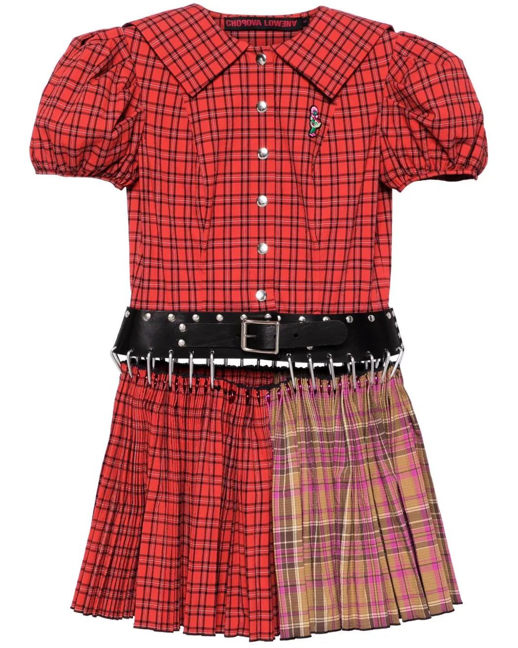 Chopova Lowena Red Judith Dress