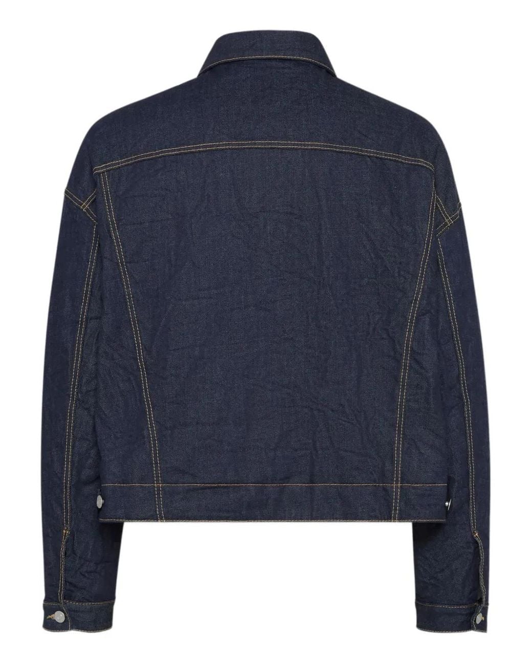DSquared² Blue Logo-Embroidered Denim Jacket for men