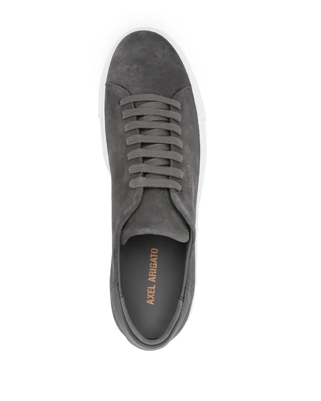 Axel Arigato Gray Clean 90 Suede Sneakers for men