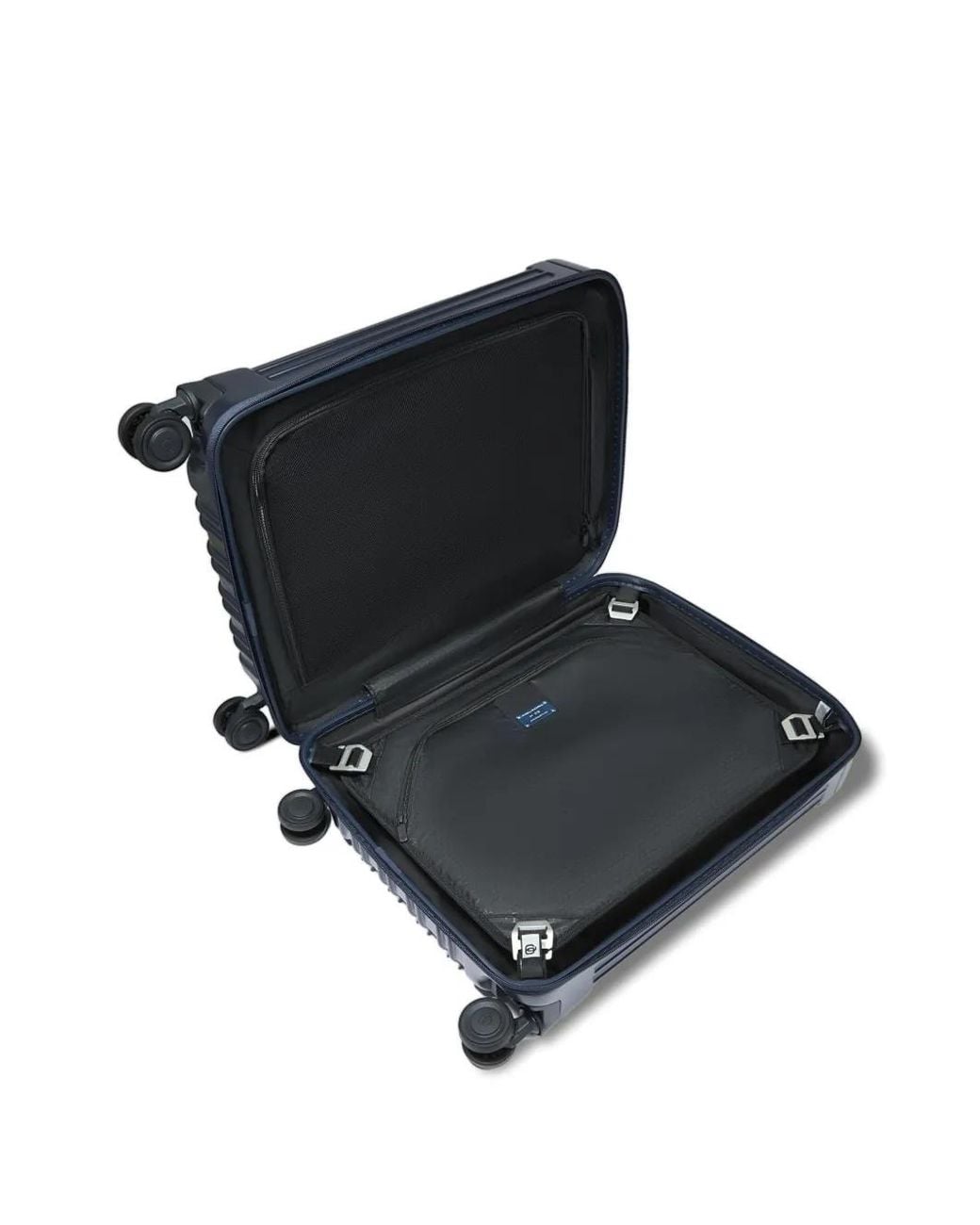 Piquadro Blue Logo-Plaque Cabin Suitcase