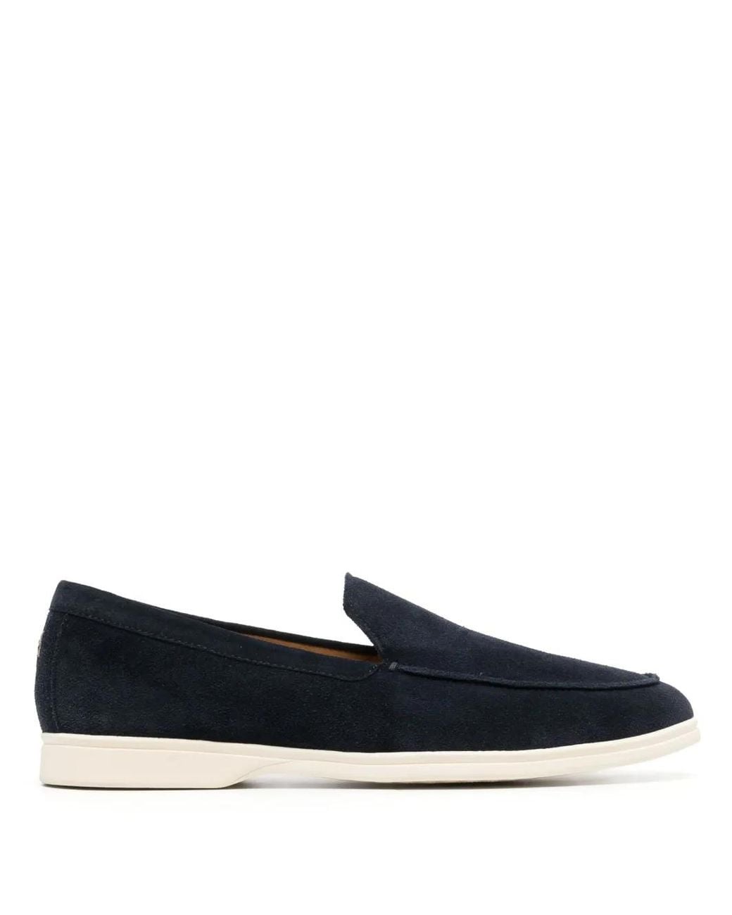 Henderson Blue Sirena Suede Boat Shoes for men
