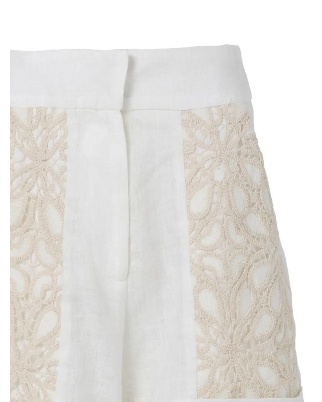 JBQ White Seth Shorts